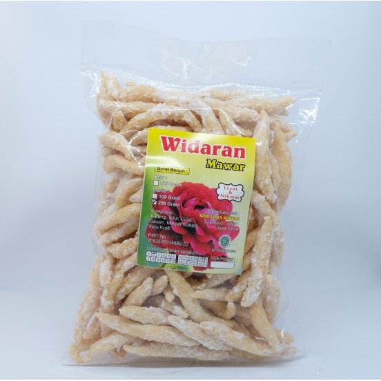 

CAMILAN SURABAYA / WIDARAN MAWAR MANIS KHAS SURABAYA 200 GRAM