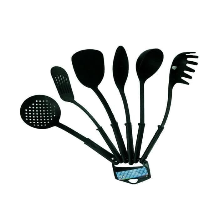 Travelmate Spatula Set 6 In 1 - Peralatan Tumis Masak Centong - Kitchen Tool/Serbaguna