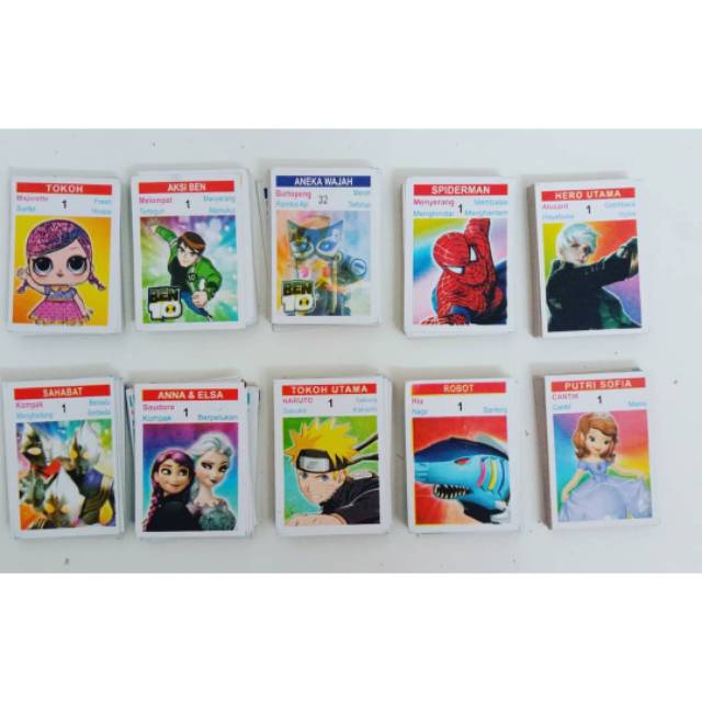 Kartu kwartet karakter