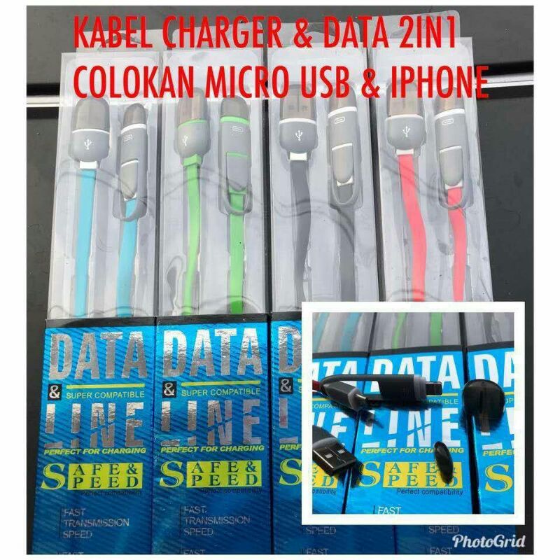 Kabel Data Line Micro&amp;Lighting pack