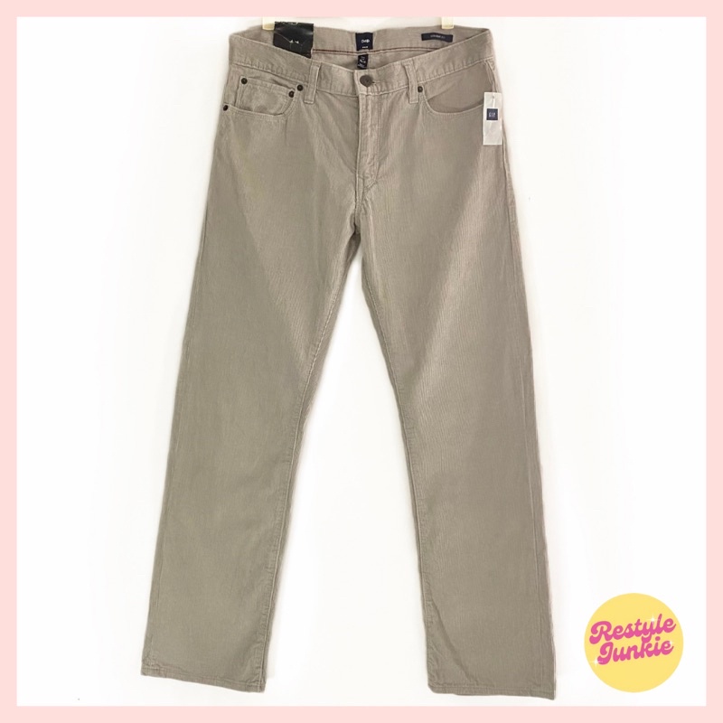 GAP long straight corduroy pants original second preloved