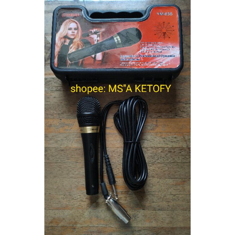 Mic Kabel +  koper  KW 660 / YM 63S/SH BETA 58/ SH SM 58/ SN 909/ SN 8S