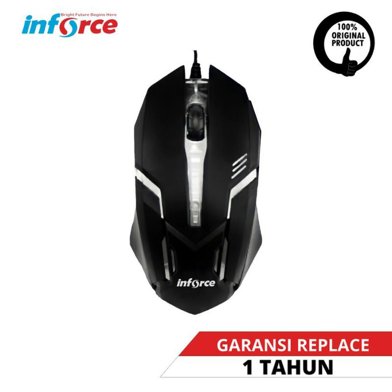 PAKET KEYBOARD MOUSE GAMING INFORCE KB1822 MOUSE MOUSE GAMING INFORCE 1602 KABEL