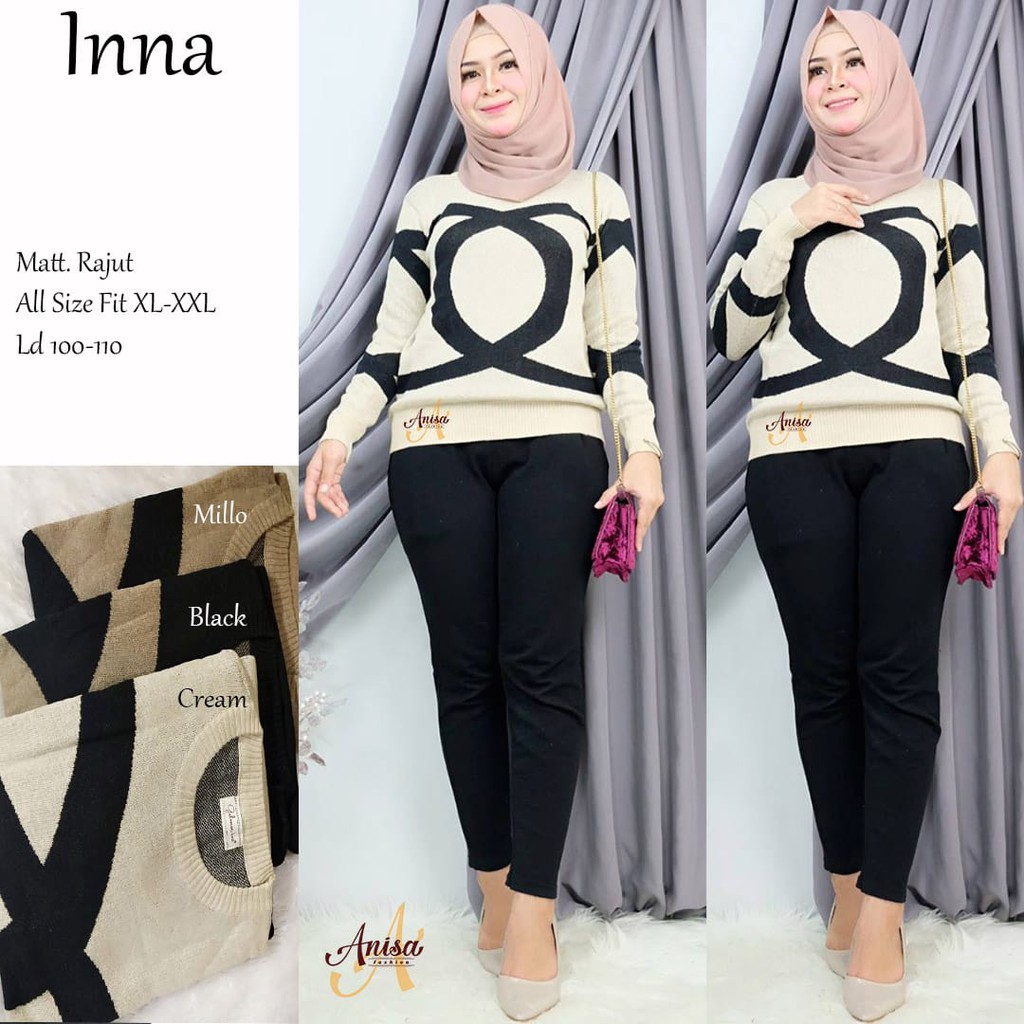 Inna Top By Anisa| Suplier Hijab Solo| Grosir