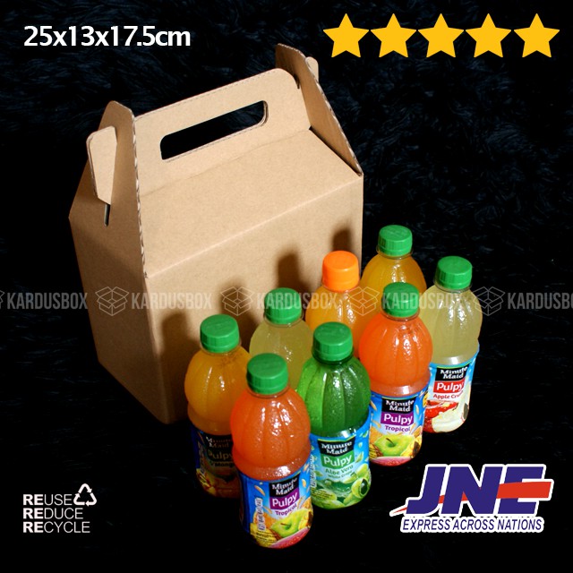 

10pcs Kardus Box Tenteng [25x13x17.5cm]
