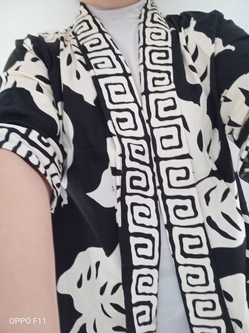 Outer Blazer Batik Lengan Panjang Bahan Katun Stretch, 241 Vd#