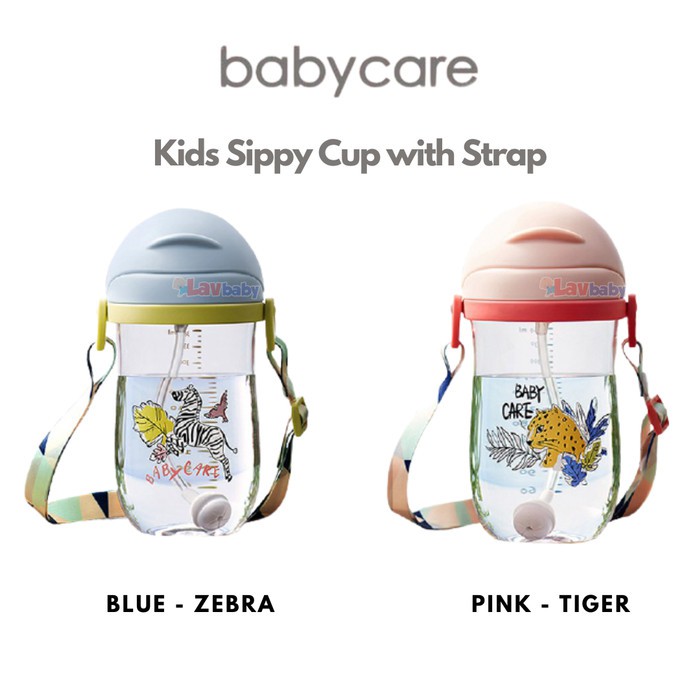 Babycare Forest Sippy Cup with Strap Tritan 360ml / Botol Minum Anak