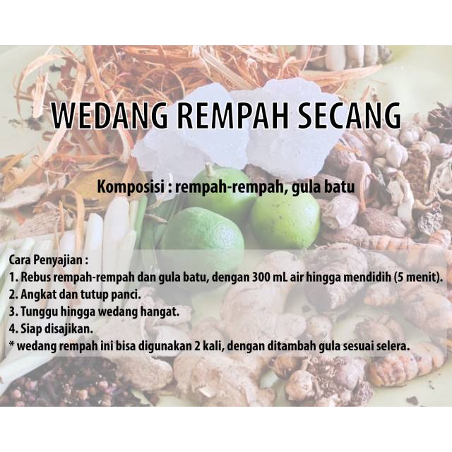 

Wedang Rempah Secang