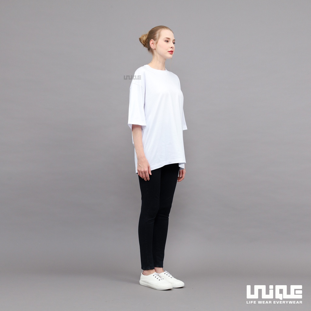 UNIQUE - (Basic Series) Kaos Polos Oversize Basic White