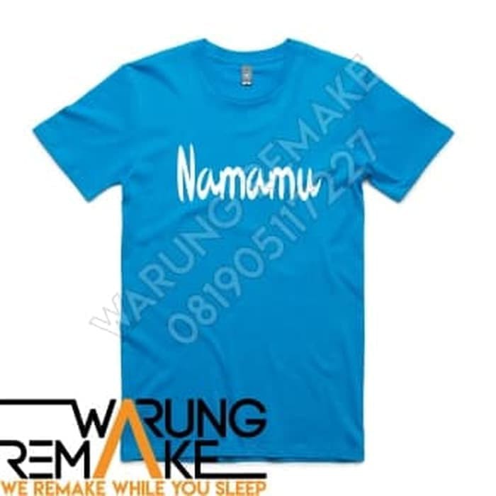 Kaos Tshirt Baju Combed 30S Distro Namamu Milea Dilan Film