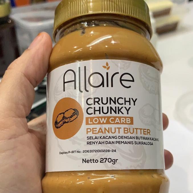 

Promo Awal tahun Ketobetic Allaire Crunchy Chunky Peanut Butter Selai Kacang Keto Promo Awal tahun