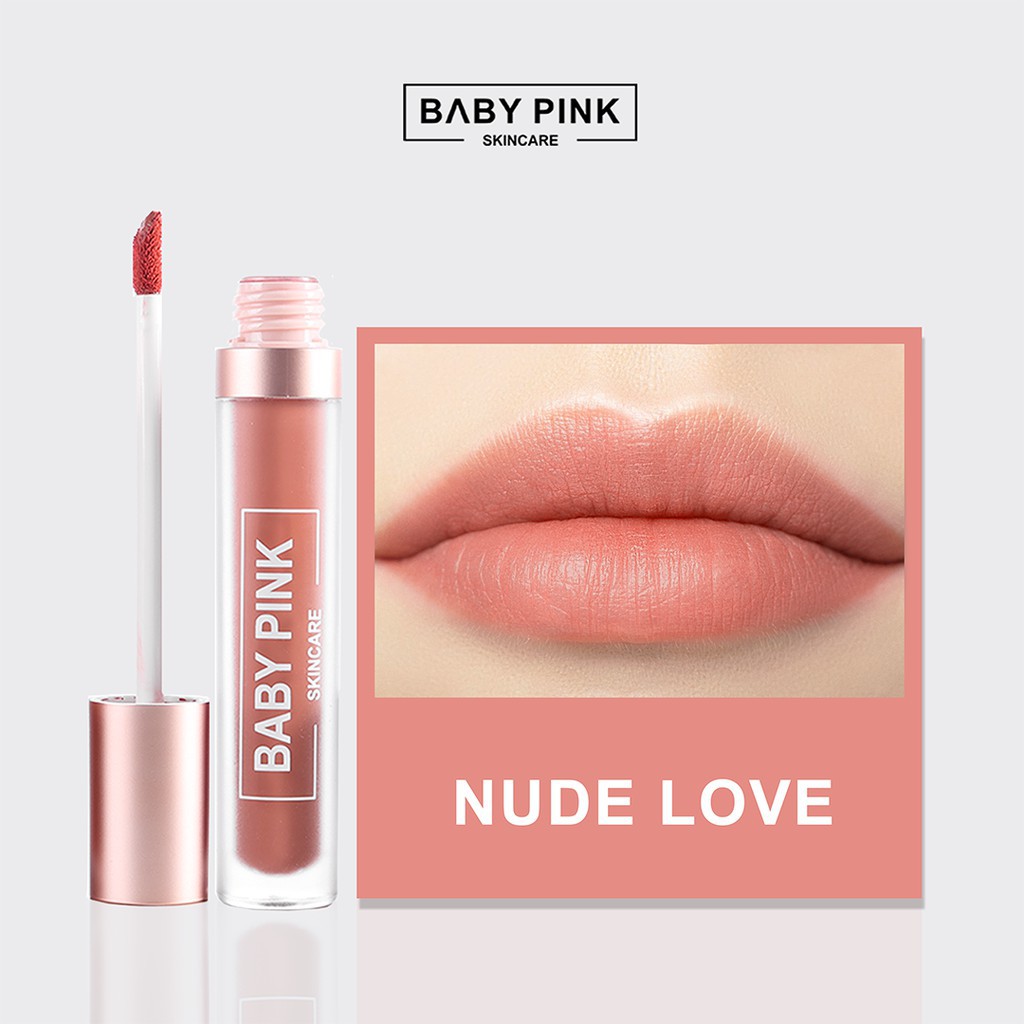 Baby Lip Nude Love Lipstik Baby Pink Skincare Aman Original Resmi BPOM