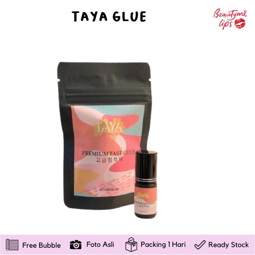 Taya Beauty Premium Fast Glue for Eyelash Extension Bulu Mata 0.5second lem eyelash