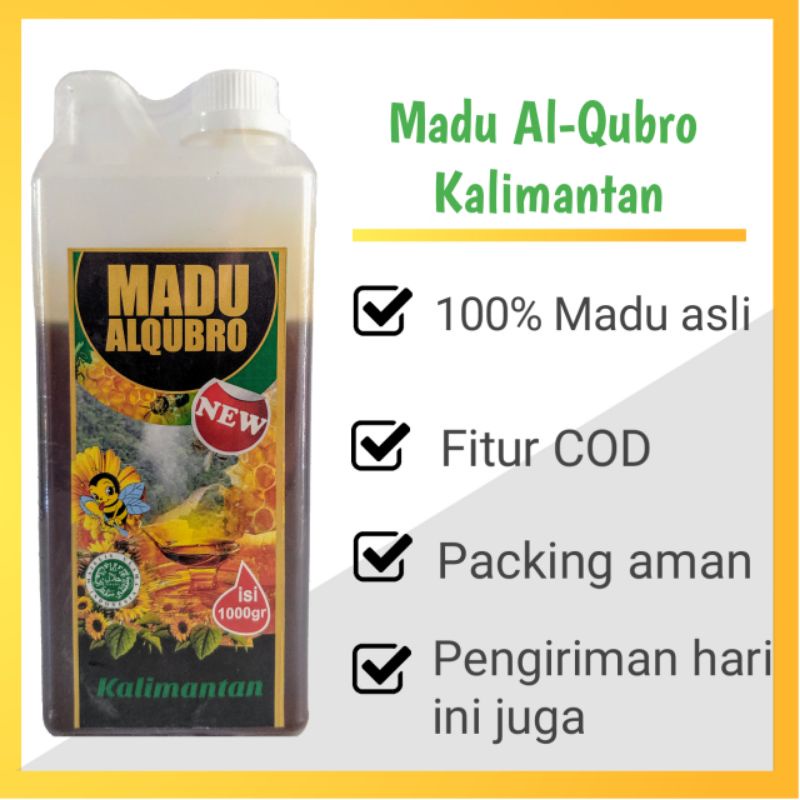 

Madu asli 100% Murni Madu Hutan Al-Qubro Hutan Kalimantan sebagai pengobatan diabetes,serangan jantung,darah tinggi