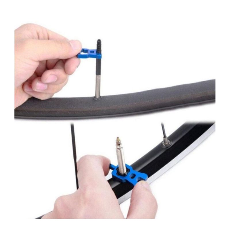 Risk Kunci Pentil kecil Presta Pentil Besar Sepeda Alat Kunci Pentil Sepeda Risk Tool Schrader Presta Valve 4 in 1