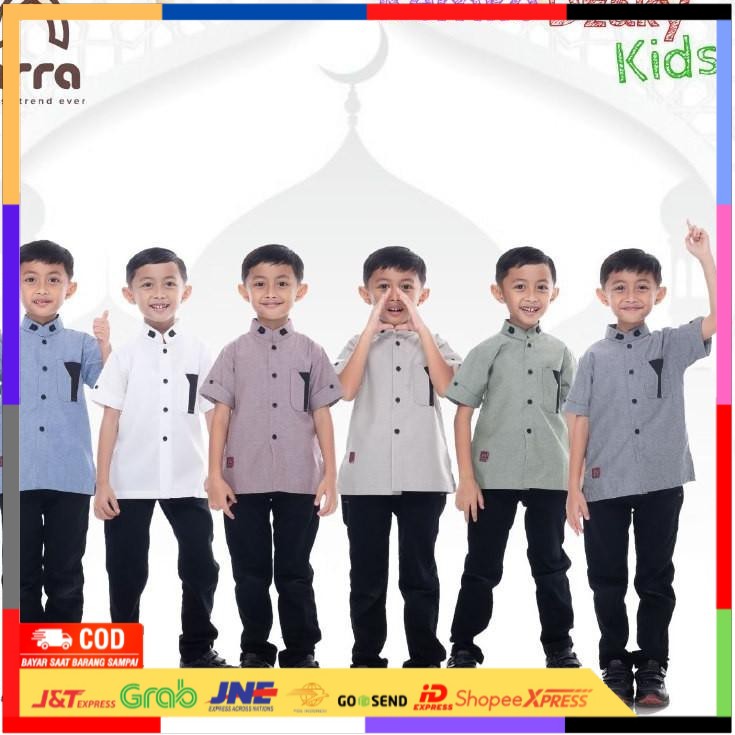 Harga TERMURAAH - Baju Koko Couple Ayah Anak Koko Kurta Pakistan Baju Kopel Koko Ayah dan Anak Arra