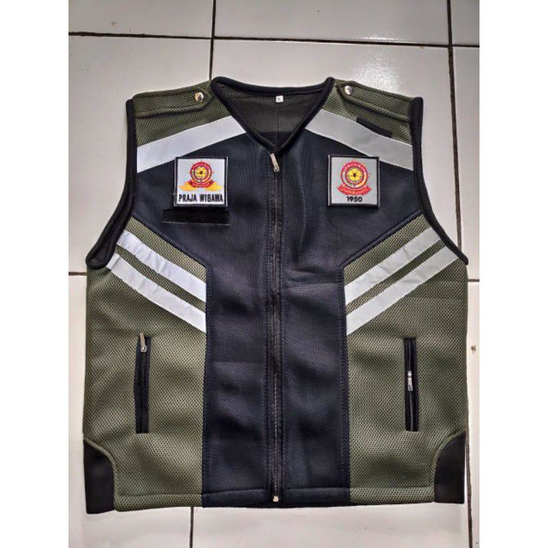 Rompi POL PP tebal, rompi pol pp doble mess tebal