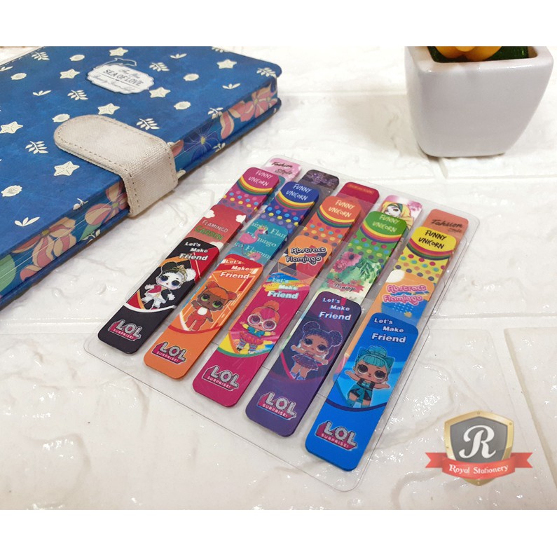 

Sticky note/ Pembatas Buku Fancy Hologram