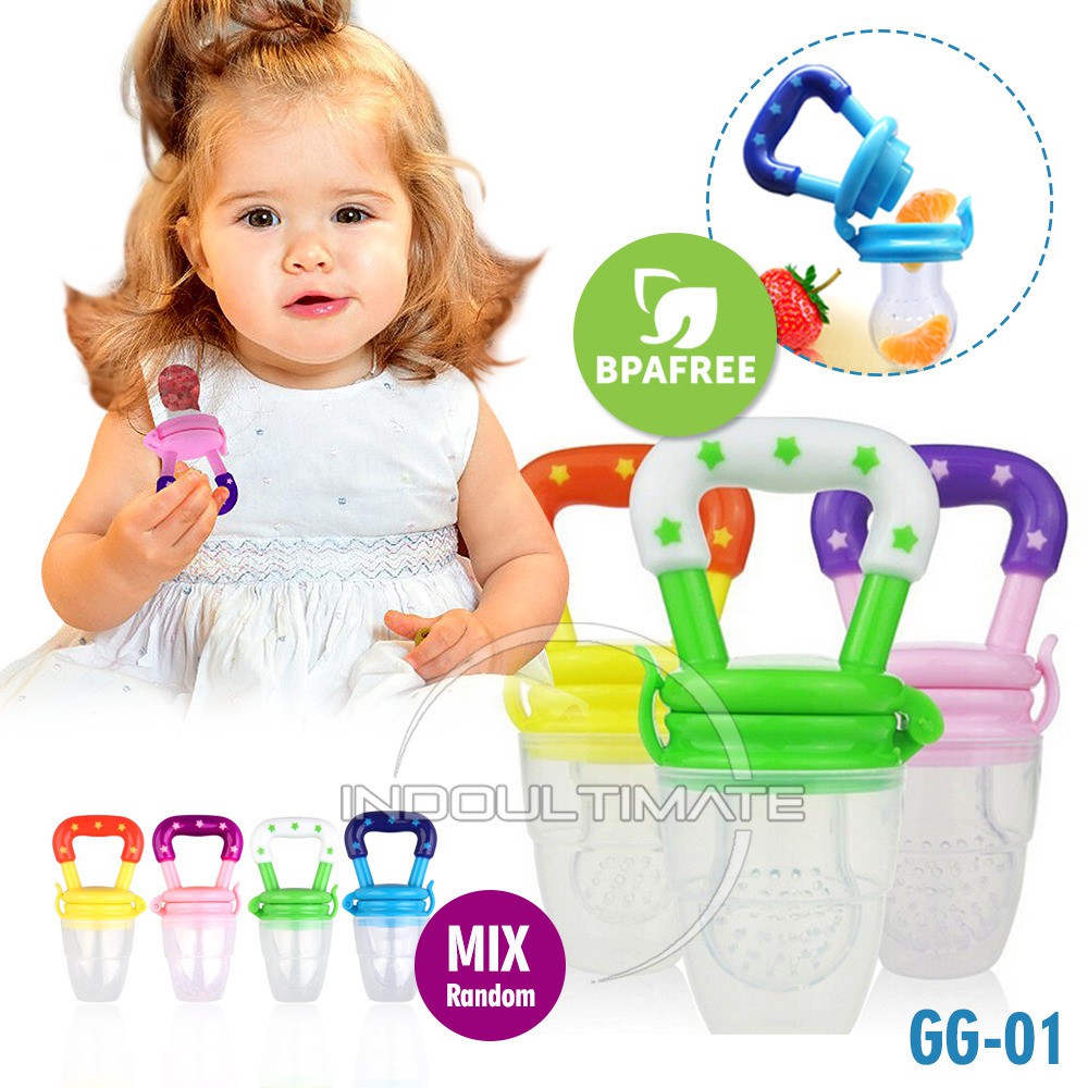 Empeng Buah Bayi Baby Fruit &amp; Food Feeder Dot Buah Bayi Fruit Feeder Pacifier GG-01