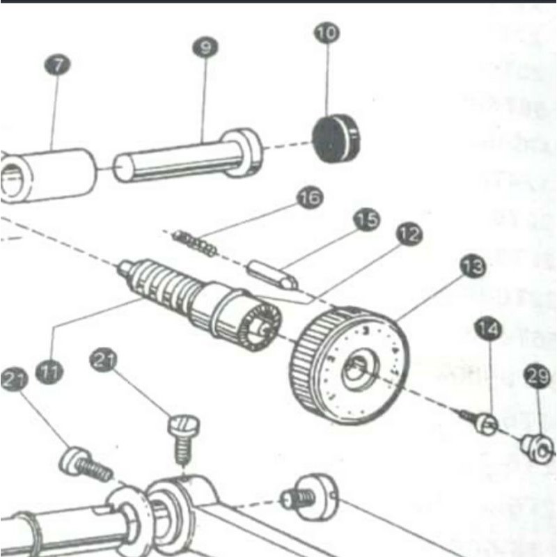 Pen Dial GC Mesin Jahit High Speed Industri 22T5-008