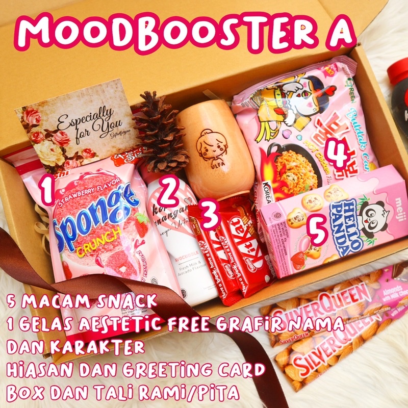 SNACK BOX / MOODBOOSTER BOX / FREE GRAFIR HADIAH ULANG TAHUN / BIRTHDAY GIFT