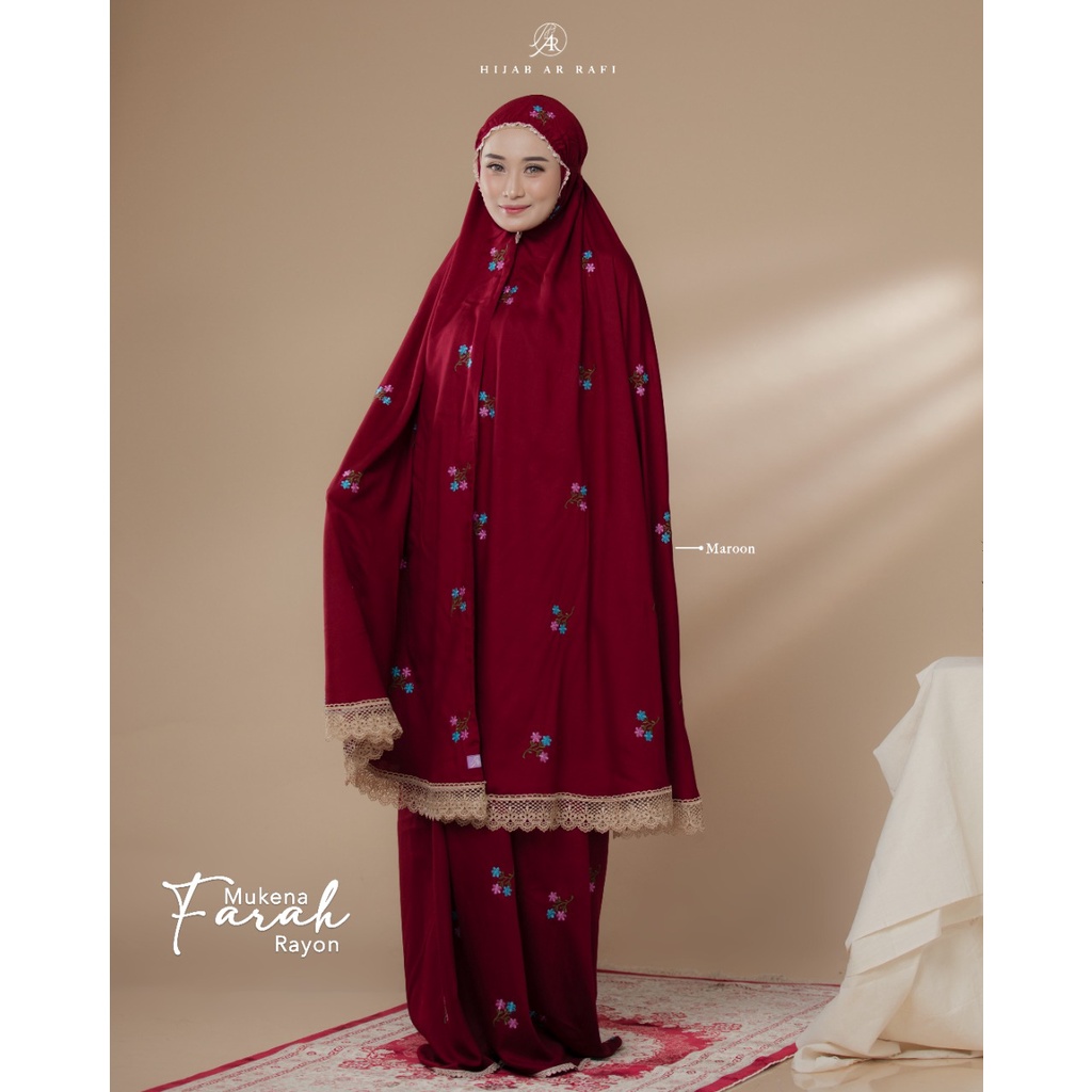 TERLARIS √ COD √ Arrafi Terbaru 2022 Mukena Ar Rafi Mukena Farah | Mukena Dewasa Motif | Hijab Arraf