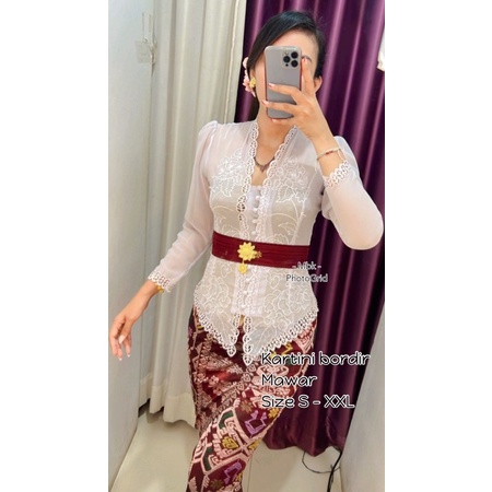kebaya kartini bordir