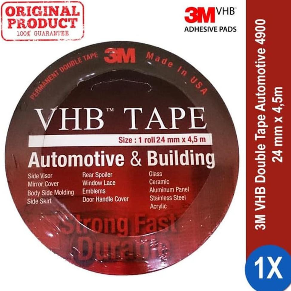 

Double Tape 3M VHB 24mm x 4.5mm BESAR ORIGINAL - Automotive & Building