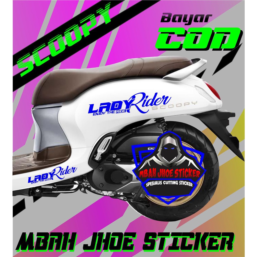 cutting sticker scoopy 2021 (LEADY RIDER)