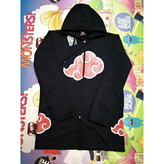 Jaket jubah akatsuki hoodie