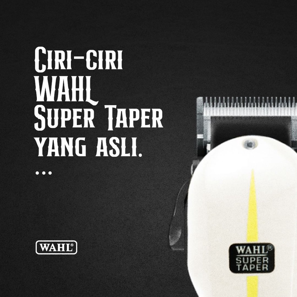 ALAT CUKUR RAMBUT SUPER TAPER WAHL ORI