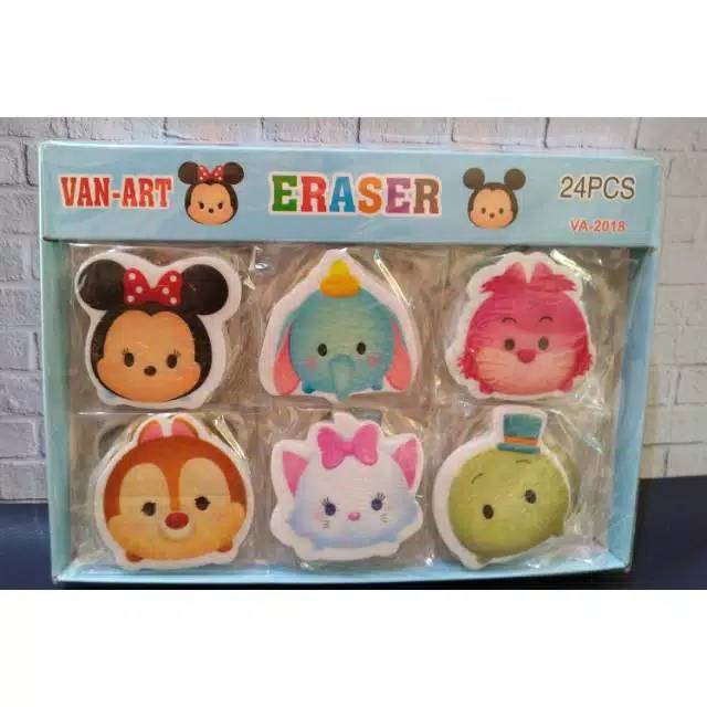 

Penghapus Pensil Karakter VAN-ART ERASER isi 24PCS Murah Berkualitas
