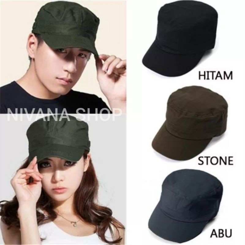 {NS} topi komando pria dewasa keren / topi komando twill onesize