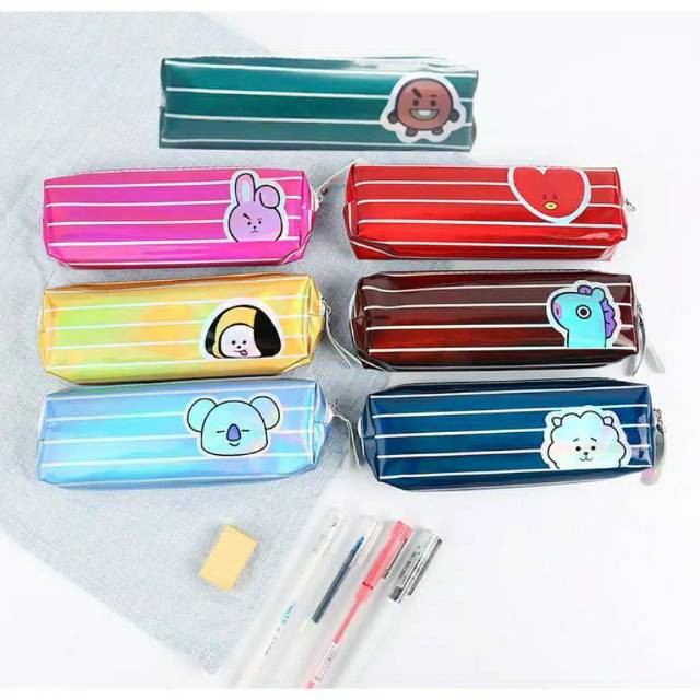 

KOTAK PENSIL HOLOGRAM BT21