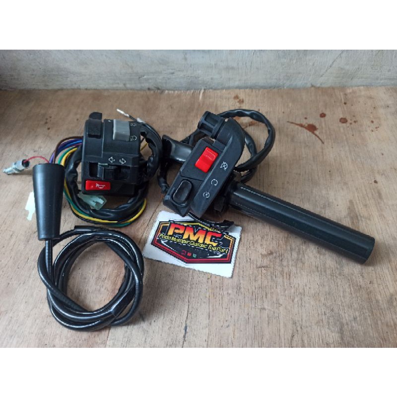 Saklar holder ksr holder kanan ninja ksr saklar kiri vixion, cb ninja RX-King Sonic satria fu-Gas KSR+SAKLARKIRI