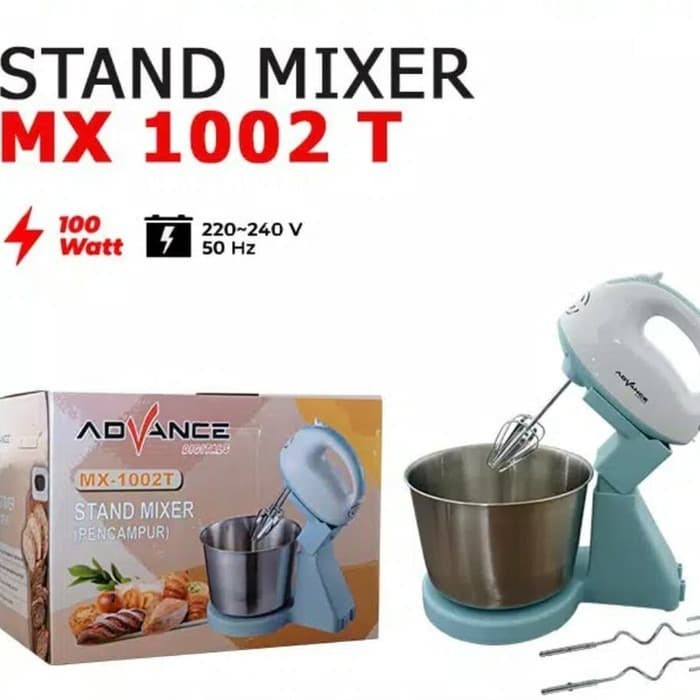 Promo Terbaru!!! Stand Mixer Advance MX-1002 T Mangkok Stailess Steel Berkualitas Terbaik