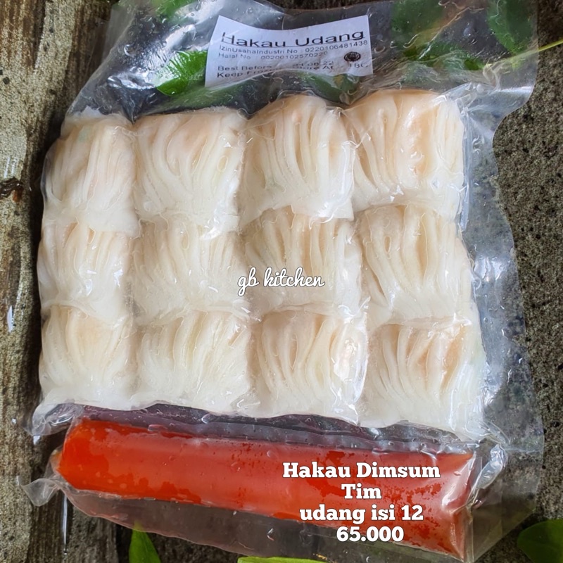 

DIMSUM HAKAU UDANG FRESH ISI 12. TANPA PENGAWET.