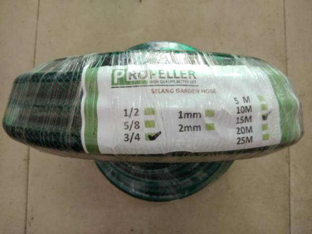 SELANG GARDEN PROPELLER 3/4&quot; 15M/SELANG TAMAN KEBUN ANTI LUMUT