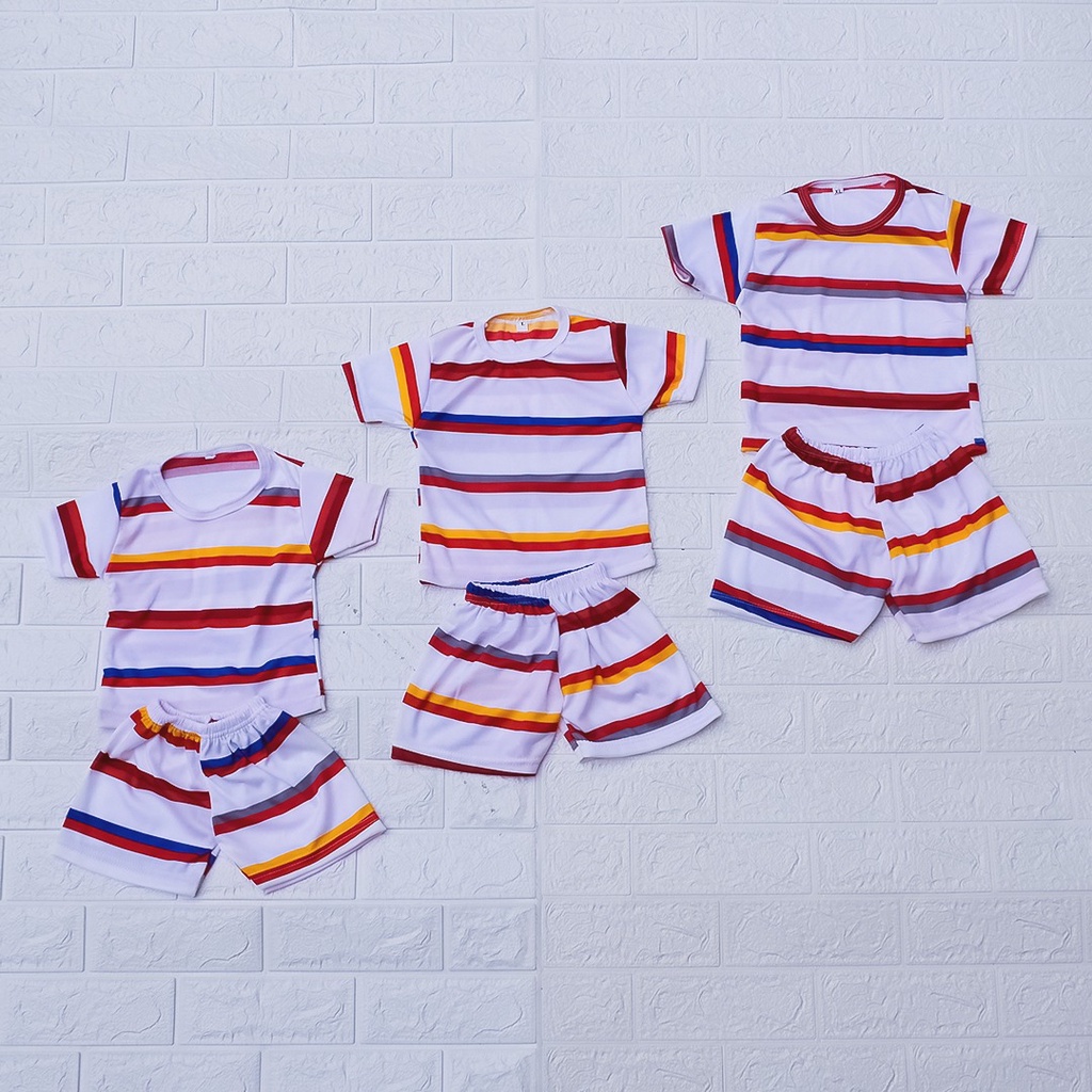 AFI - MC - Set Anak Anak Motif / Setelan Baju Anak Laki Laki / Setelan Kaos T-shirt Lengan Pendek-1