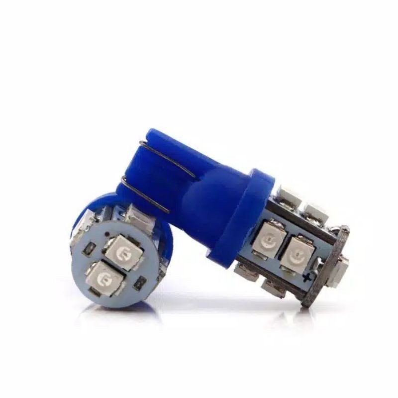 Bohlam Senja Bolam Tancap T10 Lampu LED Jagung-Led biru