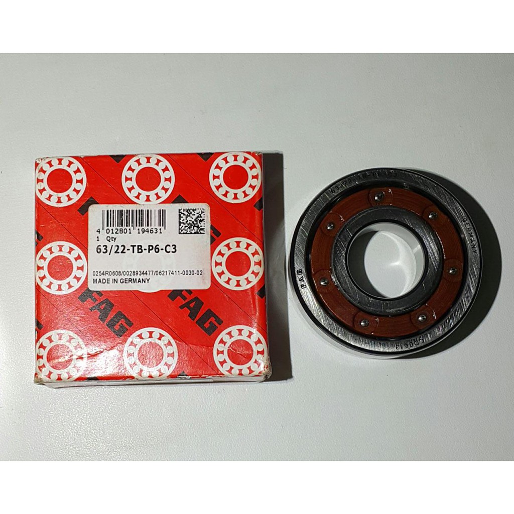 Laker Bearing 63/22-TB-P6-C3 FAG Germany Original High Speed Racing