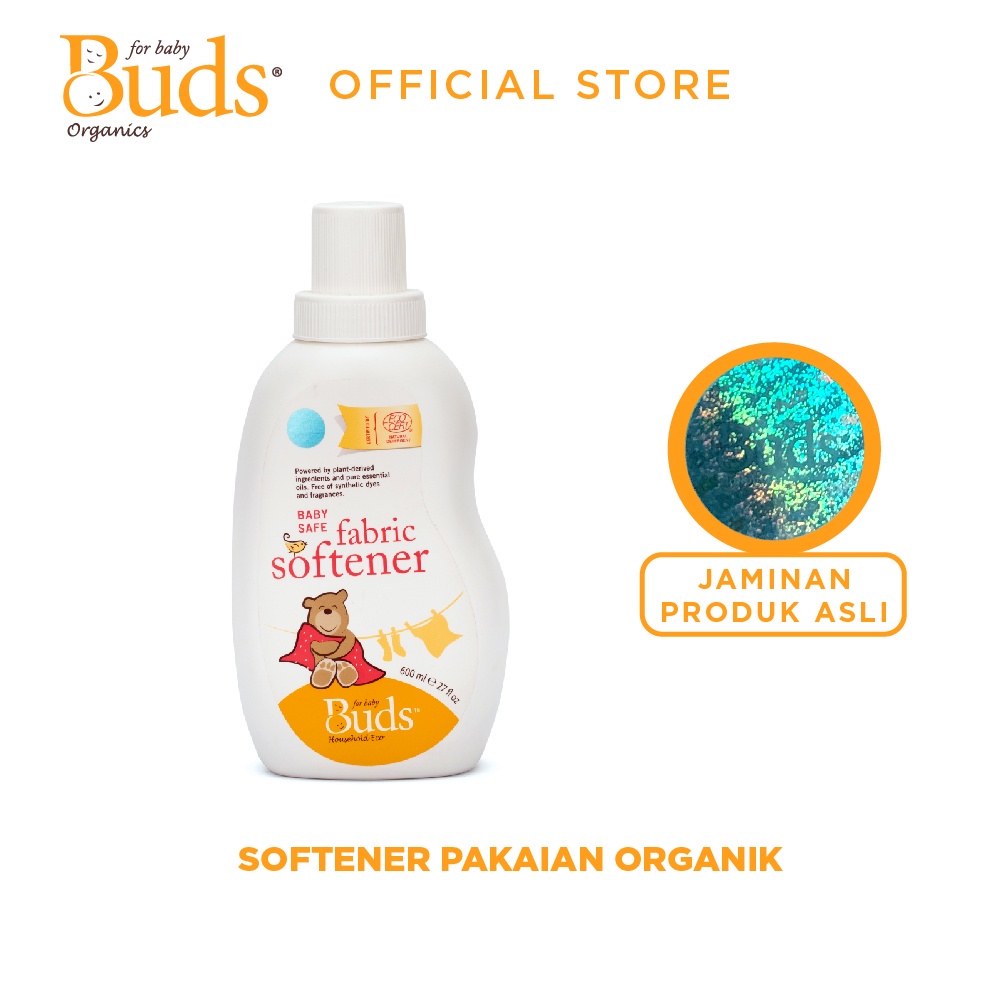 Castle - Buds Organics Baby Safe Fabric Softener - Deterjen Laundry Pembersih Pakaian Bayi dan Anak