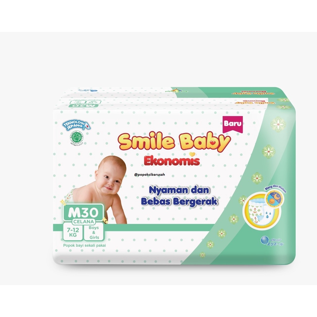 Goon Smile Baby Ekonomis M30/L26/XL24/popokcibarusah