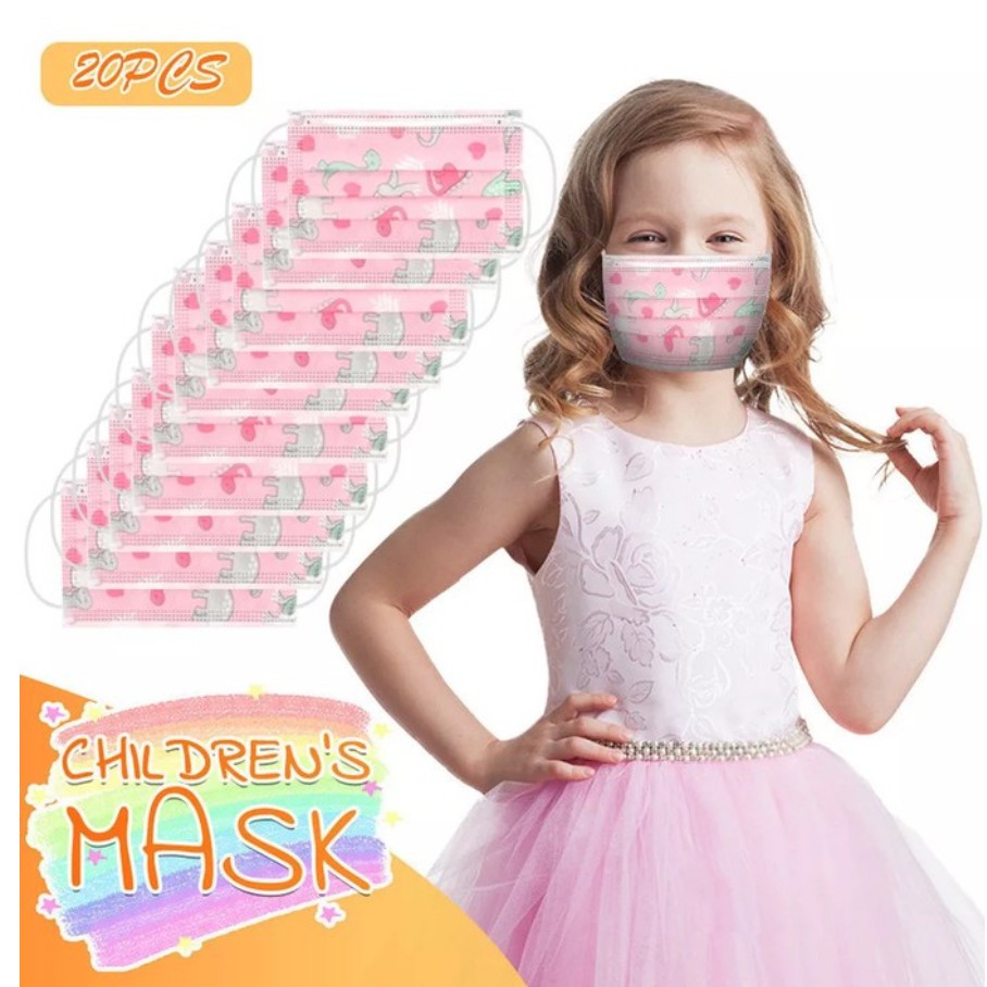 MASKER ANAK 3PLY KARAKTER MEDIS 1 BOX ISI 50PCS MASKER ANAK MOTIF