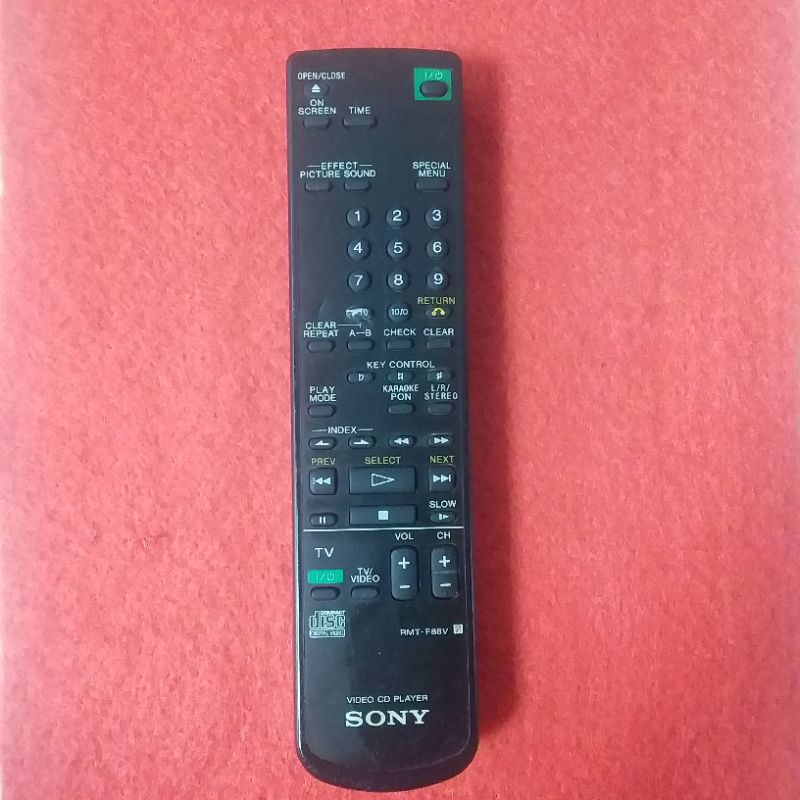 REMOTE TAPE COMPO SONY RMT-F88V ORIGINAL