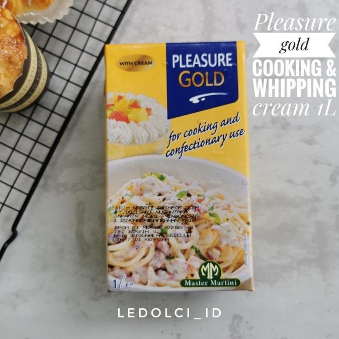 

PLEASURE GOLD WHIPPING CREAM COOKING CREAM MASTER GOURMET 1 L ledolci92 Segera Dapatkan