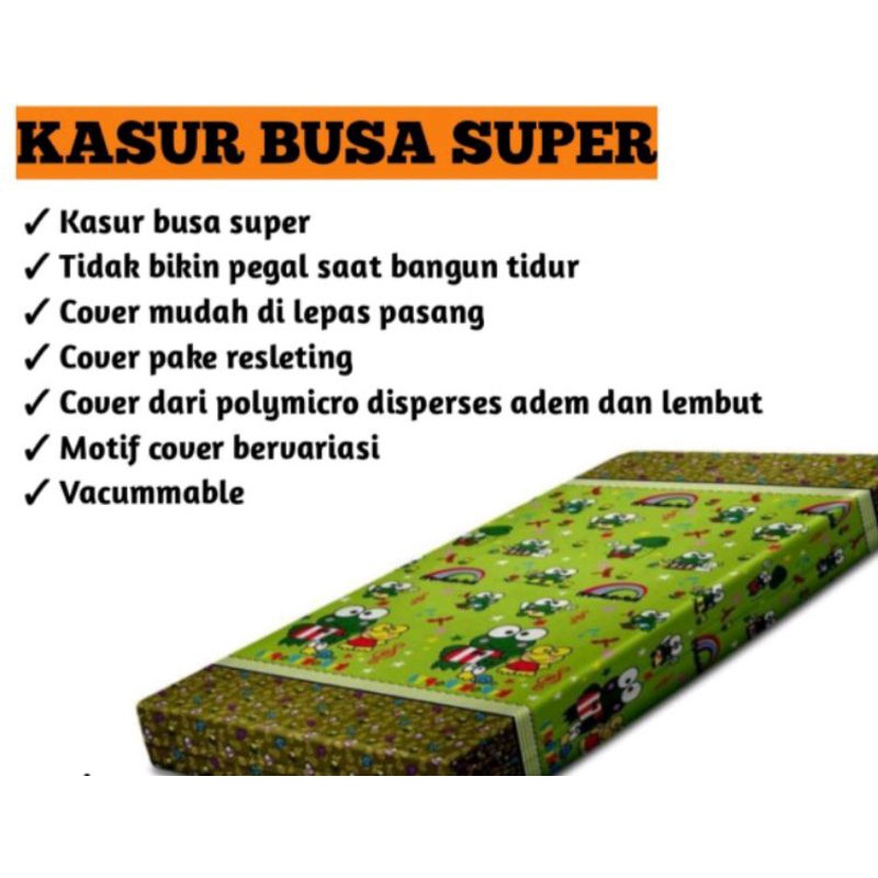 PROMO KASUR BUSA / kasur lantay D26 UKURAN SINGLE 180 X 90 X 10CM REAL