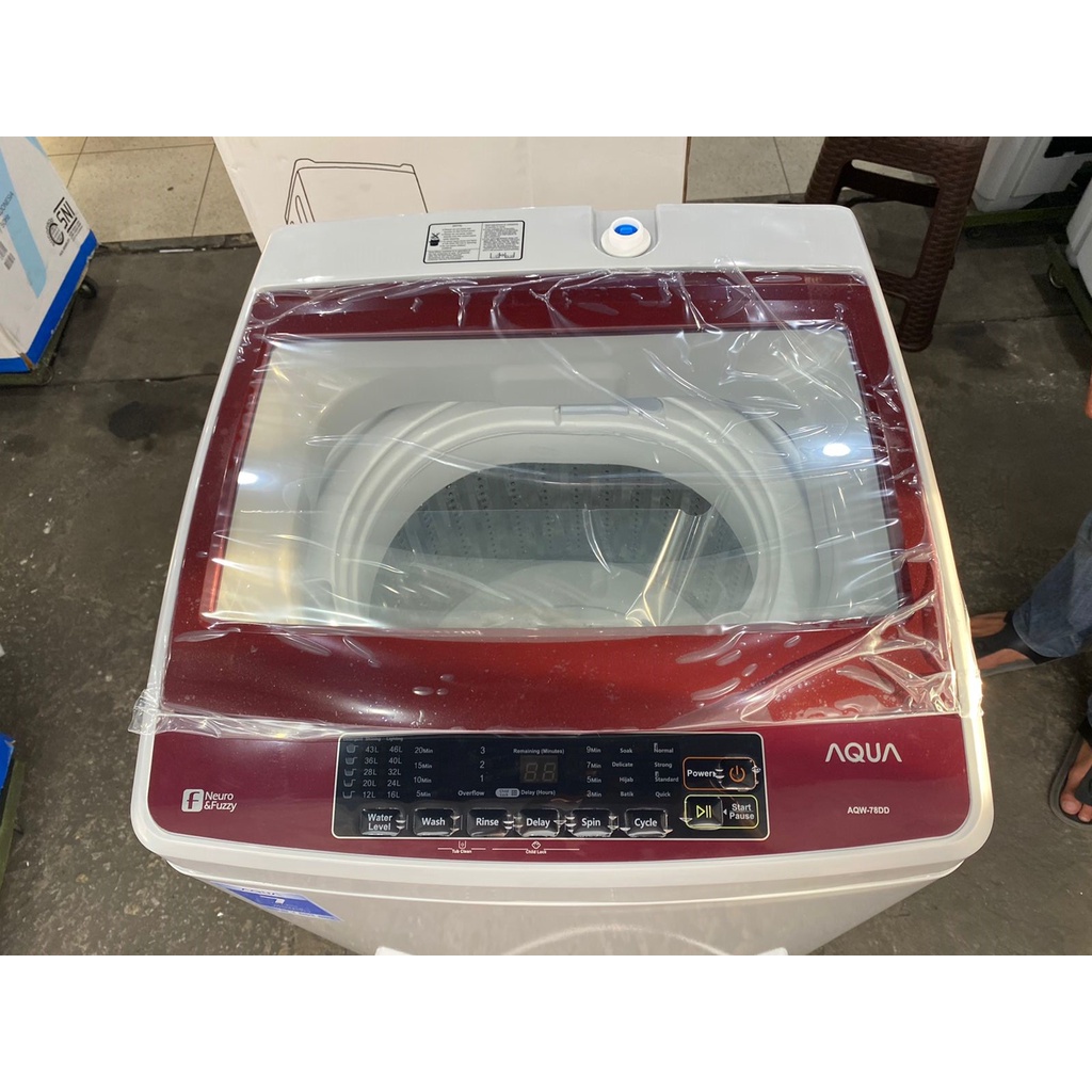 AQUA JAPAN MESIN CUCI AUTO 7KG AQW-78DD TOPLOADING