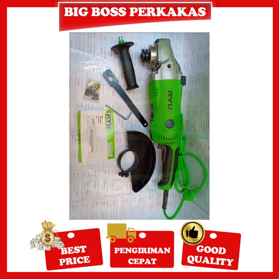 TEKIRO RYU Mesin Gerinda Tangan 7"/ Angle Grinder RSG 180/GRINDA/