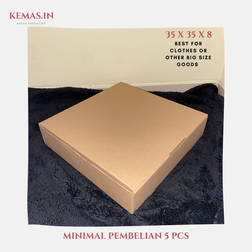 

Kardus 35x35x8 cm | Box Die Cut dan Easy Usage | Box Pizza | Box Kue